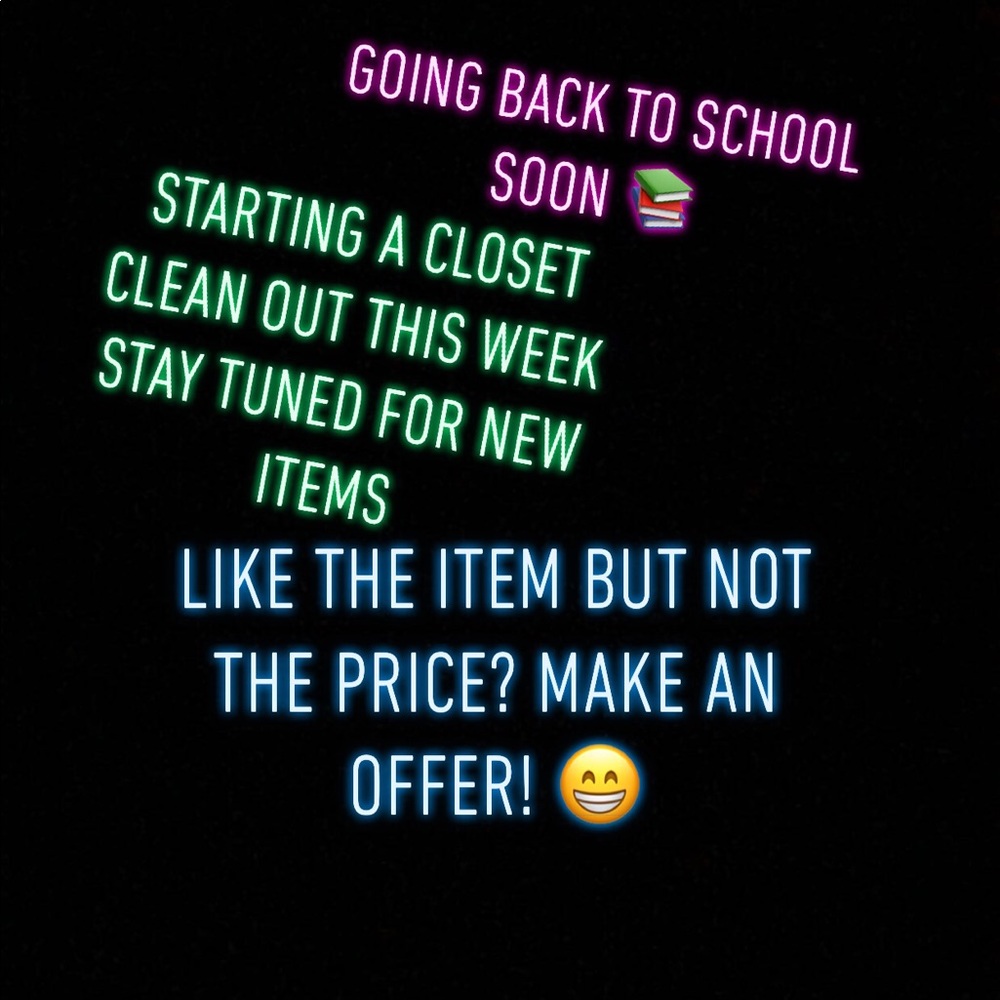 New items and offers!